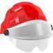 Taliaplast Casque 'orizon' Rouge Visière Grise Avec Lunette - 563768