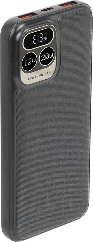 Rivacase VA2511 powerbank 10000 mAh Zwart