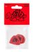 Tortex Jim Dunlop Tortex Jazz III L3 Plectrums - Rood - 0.50 mm - 6 Stuks