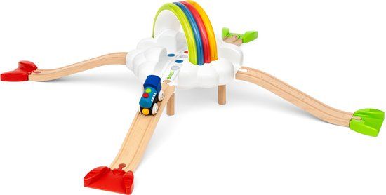 BRIO My First Railway Light Up Rainbow Set - 36002 - Treinbaan - 18+ maanden