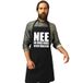Bellatio Decorations Barbecueschort Nee ik bbq niks vegetarisch zwart heren - Barbecue schort