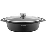 FLORINA CHEF Aluminium braadpan met deksel, 7,3 liter