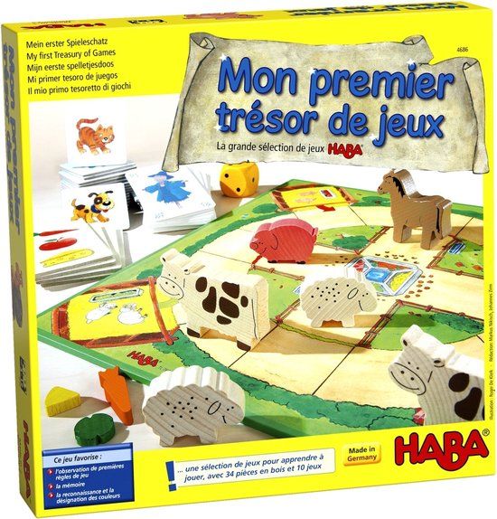 Haba Mijn eerste spelletjesdoos - Bordspel - Multicolour