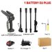 StarTech Accubatzaag 15 cm mini-kettingzaag borstelloze motor telescopische steel hooggevoelige sensor 1500mAh accu
