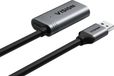 Vision TC 5MUSB3.0EXT+/BL Câble USB USB 3.2 Gen 1 (3.1 Gen 1) 5 m USB A 3 Gbit/s Noir, Argent
