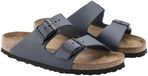 Birkenstock Arizona Slippers - Blauw - Natuurleer Regular Fit - Maat 41
