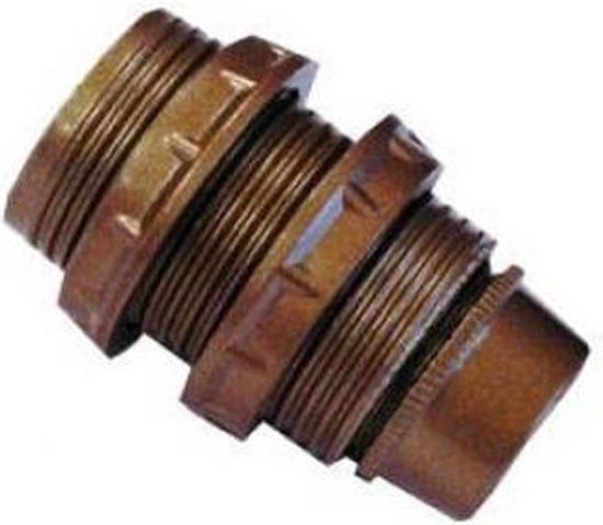 EDM Lamphouder + 2 ringen - E14 - Goud