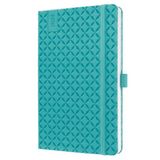 Sigel agenda 2024 - Jolie Flair - A5 - hardcover - 7 dagen / 2 pagina's - aqua green