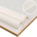 Wan GmbH Molton nappe de table - Protection de table - Au mètre - 1,5 mm d'épaisseur - Lisse - Coton - Blanc