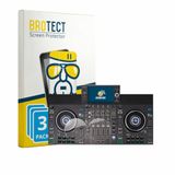 BROTECT Screenprotector 3 Stuks voor Denon DJ SC LIVE 4 (Jog) Beschermglas transparant