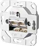 Metz Connect Netwerkdoos Inbouw (in muur) Inzet CAT 6 2 poorten Aluminium