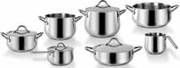 Barazzoni - Pannenset - 11-delig - RVS - Zilver