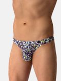 Olaf Benz String RED2610 Ministring violette stijl met printopdruk voor heren