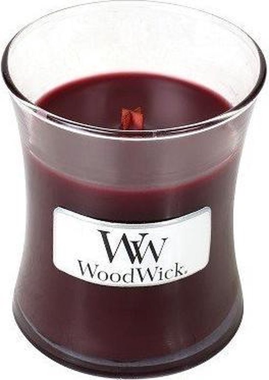 Woodwick Â® Mini Candle Black Cherry 2 stuks