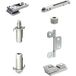 Mantion - Garniture avec fixation sur chant - Garniture : pour 2 vantaux