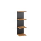Vicco Paolo Wandplank – 30 x 95 cm Antraciet