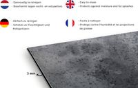 KitchenYeah Spatscherm keuken - Design - Luxe - Goud - Abstract - 120x80 cm - Achterwand keuken