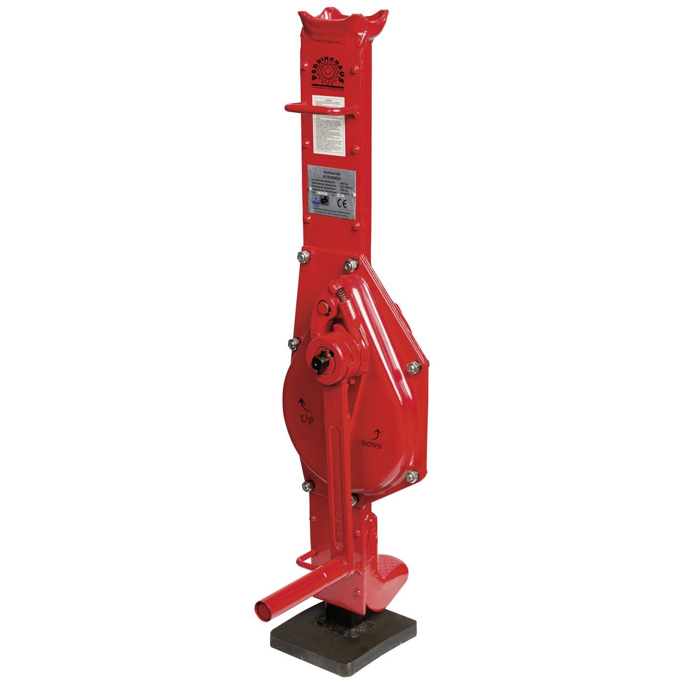 Peddinghaus 8000300005 Stalen lier 'Red-jack' 1,5 ton - 360 mm hefhoogte Belasting (max.): 1500 kg