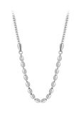 Gaya Necklace Staal 45 cm Zilver Kleur