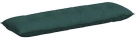 vidaXL Coussin de dossier Vert foncé 160 x 19 x 50 cm Tissu