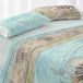 Burrito Blanco Beddengoedset, bed 180 cm, design 101, zeekleur