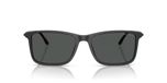 Giorgio Armani AR 8218 Lunettes de Soleil Homme Noir Rectangles Gris 56mm