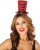 Fiestas Guirca Hoge Hoed Majorette Mini Dames Polyester Rood