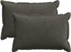 vidaXL - Kussensloop - 2 stuks - HOUTEN - Antraciet - 40 x 60 cm - corduroy