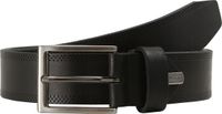 LLOYD Leren Riem Cow Leather Men's Belt W115 Black Zwart