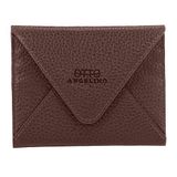 OTTO Gen.Leather Creditcardhouder en Reisportefeuille Case met Magnetische Sluiting - Creditcardhouder met een Aantal Sleuven Verhouding, Paspoort, Tickets - RFID Bescherming (Donkerbruin)