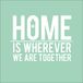 Pro-Art gla1001a muurschildering GlasArt "Home is...", 30 x 30 cm
