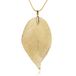 LGT JWLS Dames ketting Blad Kettinghanger Leaf Slang Ketting Goudkleurig