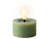 Lumineo LED theelicht D4xH5cm 2st groen