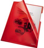 Bene Esselte Office Products GmbH Bene Zichttassen DIN A4 PVC 0.15 mm Rood (transparant) 205000RT 100 stuk(s)