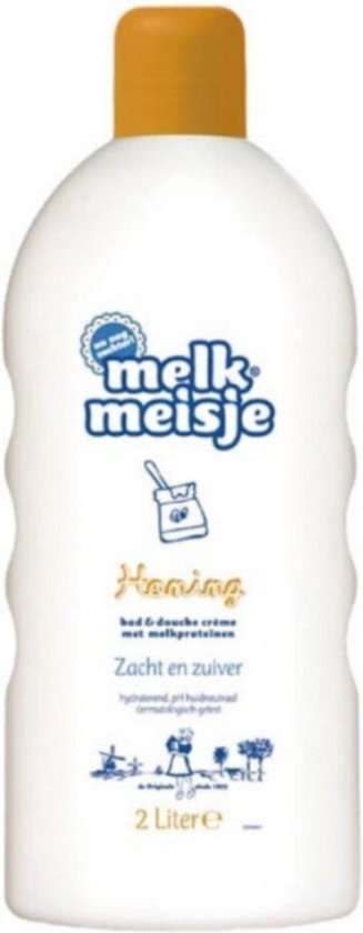 Melkmeisje Bad&douche Honing 2 Liter