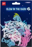 APLI Kids stickers - Glow in the dark vissen 12 stuks karton.