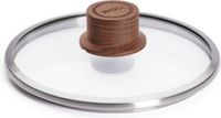 Woll EcoLogic QXR Veiligheidsglas Deksel, ø 18 cm, Beukenhout