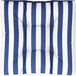vidaXL Palletkussen gestreept 80x80x12 cm stof blauw en wit
