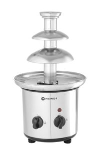 Hendi Chocoladefontein RVS 170W - 1,5 kg - 4 lagen