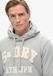 Superdry Vintage Athletic Hoodie Heren XL Lichtgrijs Marl Katoen
