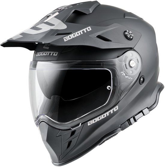 Bogotto H331 Endurohelm - Zwart Mat - L