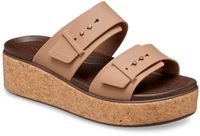 Crocs Brooklyn Cork Buckle Sandalen Bruin EU 37-38 Vrouw