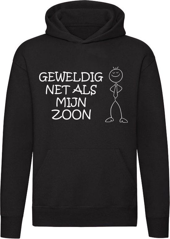 GeweldigZoon Unisex Trui - Zwart - L