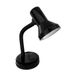 EDM Lampe de bureau London E27 60 W Noir Métal