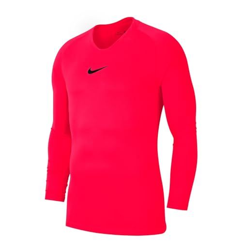 Nike Unisex-Kind Top Met Lange Mouwen Y Nk Df Park 1Stlyr Jsy Ls - Helder Karmozijn/Zwart - AV2611-635 - XS