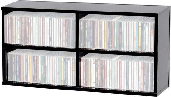 Glorious CD Box 180 CD meubel zwart