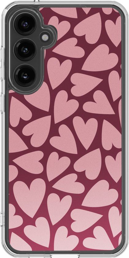 imoshion Hoesje - Geschikt voor Samsung Galaxy S23 FE - Design hoesje - Hearty Blush