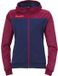 Kempa Prime Multi Jacket Femme Bleu Profond-Rouge Foncé Taille XS