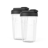 AEG ATBS1 Blenderfles - Zwart, Transparant, 0.3 L, 2 Stuks