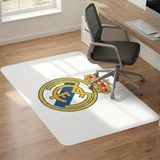 Licensed Décor Real Madrid Mat - Medium (125cm (b) x 100cm (h) - Full Colour Crest op Wit